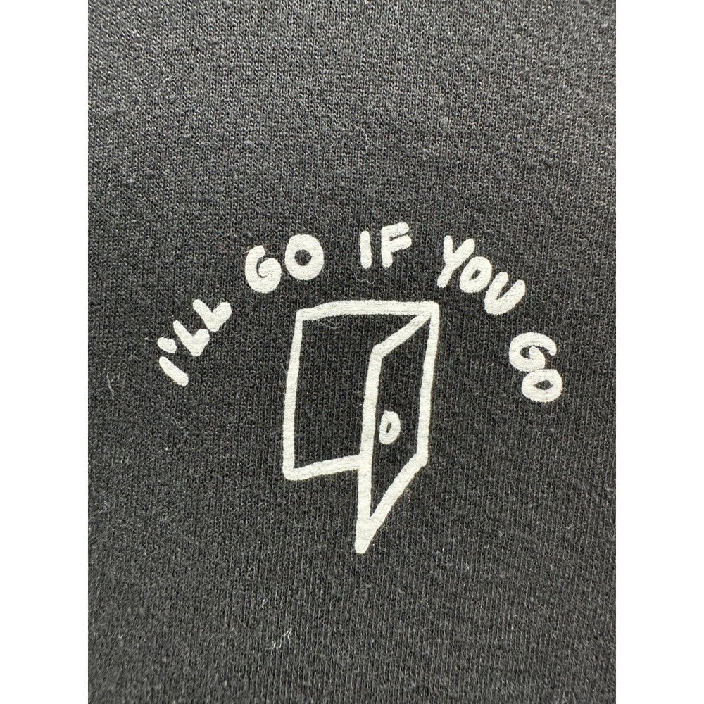 Lonely Ghost Ways To Say I Love You Hoodie Black Mens XL I'll Go If You Go - Picture 8 of 10
